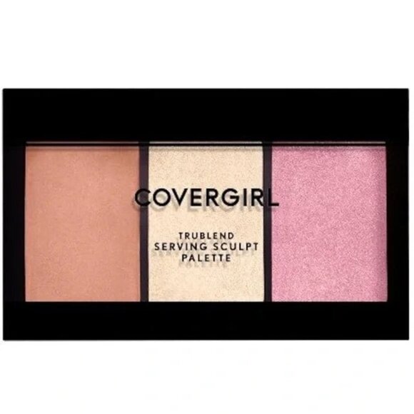 💖3/$15💖 COVERGIRL TruBlend Serving Sculpt Contour Palette, Rose Nights 510 - Picture 1 of 2